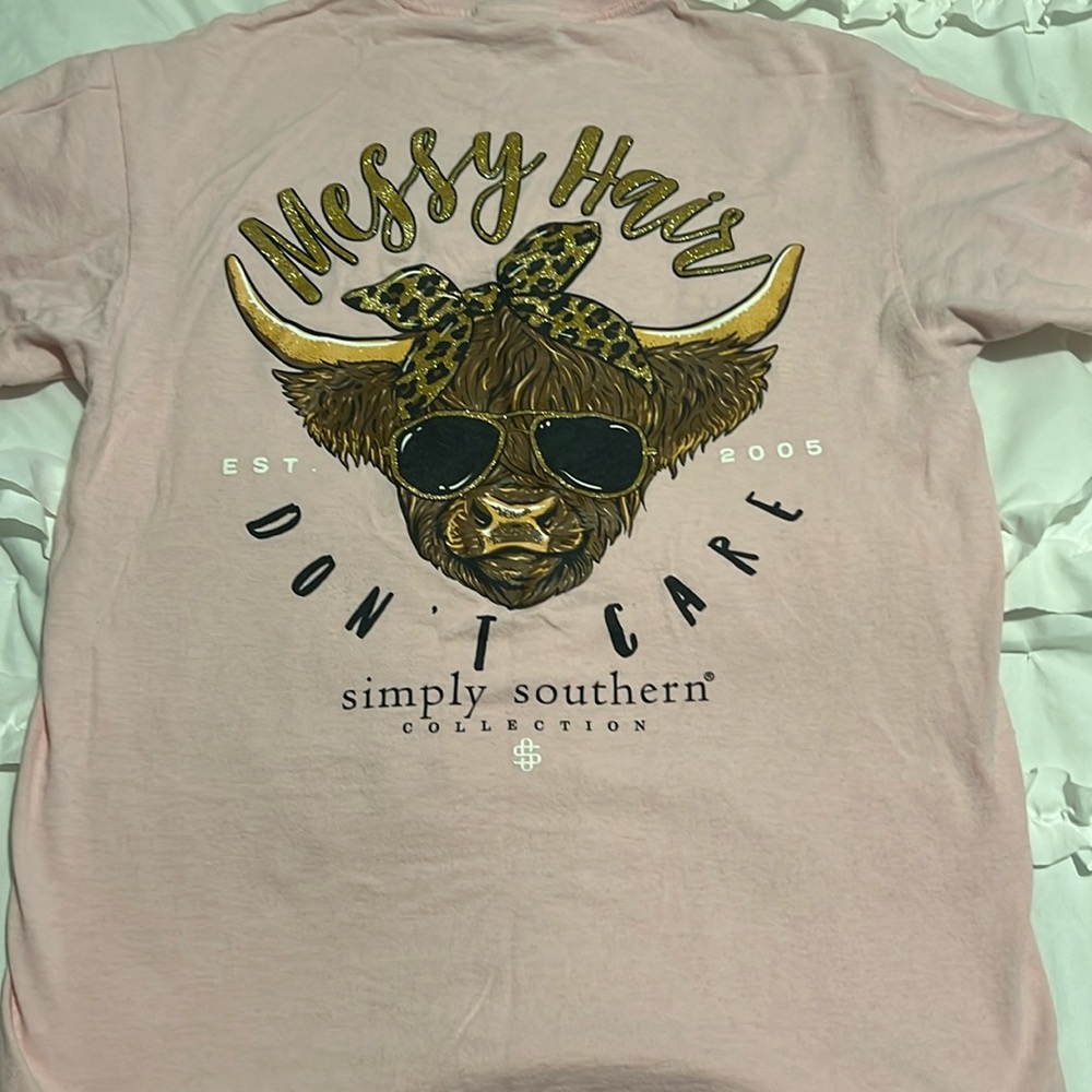 Woman’s Simply Southern light pink T-shirt